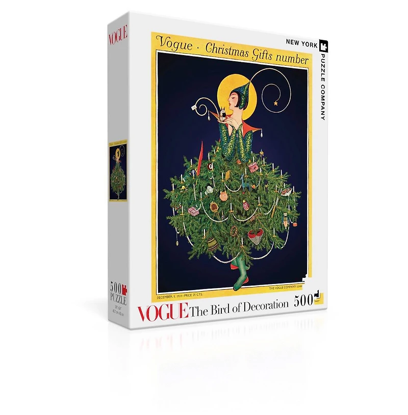 New York Puzzle Company The Bird of Decoration 500 Piece Puzzle