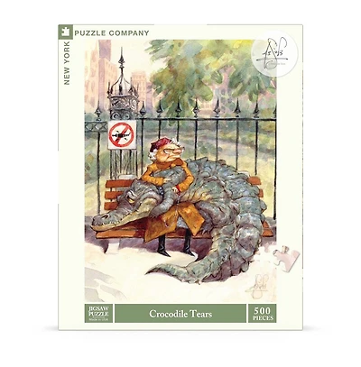 New York Puzzle Company Crocodile Tears 500 Piece Puzzle