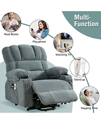 Streamdale Furniture Electric Massage Lift Chair w/ Heat & Usb - Blue