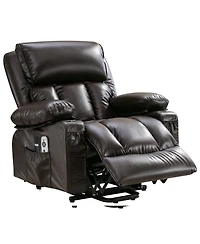 Streamdale Furniture Electric Heated Vibration Lift Chair - Brown
