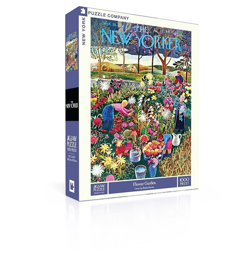 New York Puzzle Company Flower Garden 1000 Piece Puzzle