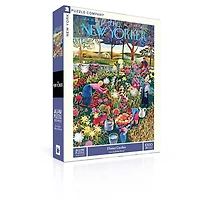 New York Puzzle Company Flower Garden 1000 Piece Puzzle