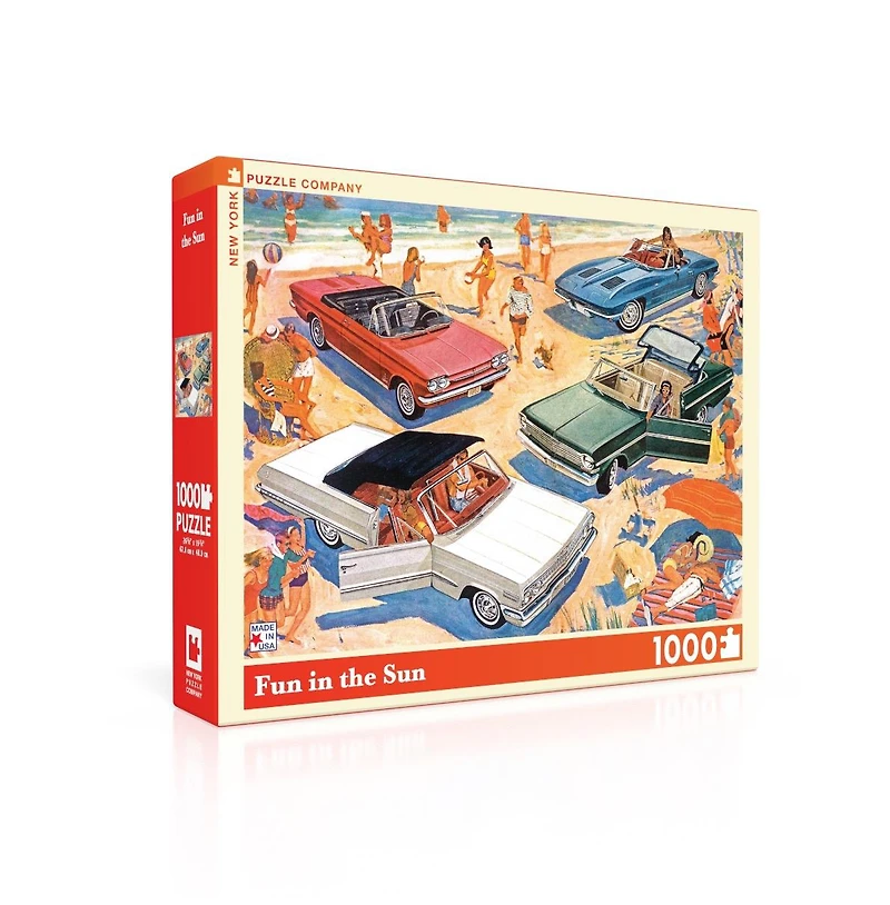 New York Puzzle Company Fun in the Sun 1000 Piece Puzzle
