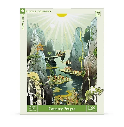 New York Puzzle Company Country Prayer 1000 Piece Puzzle