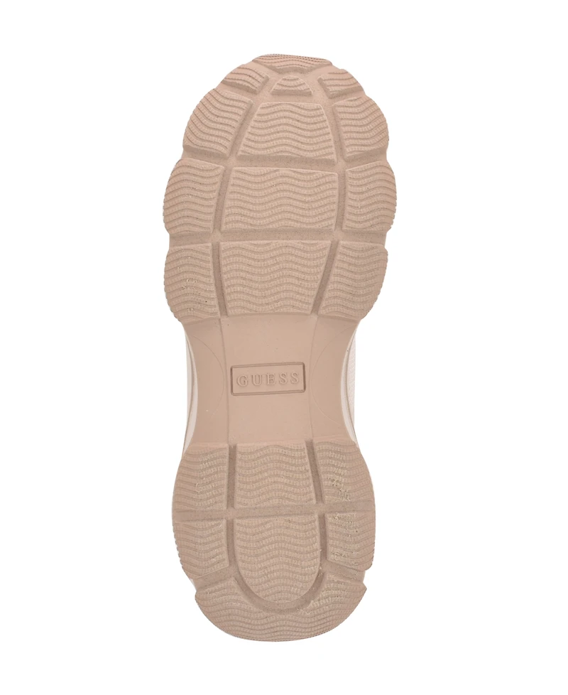 Guess Women's Moeann Triangle G Logo Chunky Lace-Up Sneakers