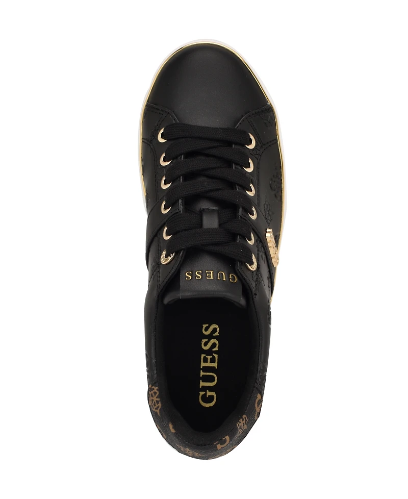 Guess Women's Britz Low Profile Lace-Up Sneakers
