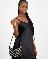 On 34th Beaded Half Moon Shoulder Bag, Macy's Exclusive