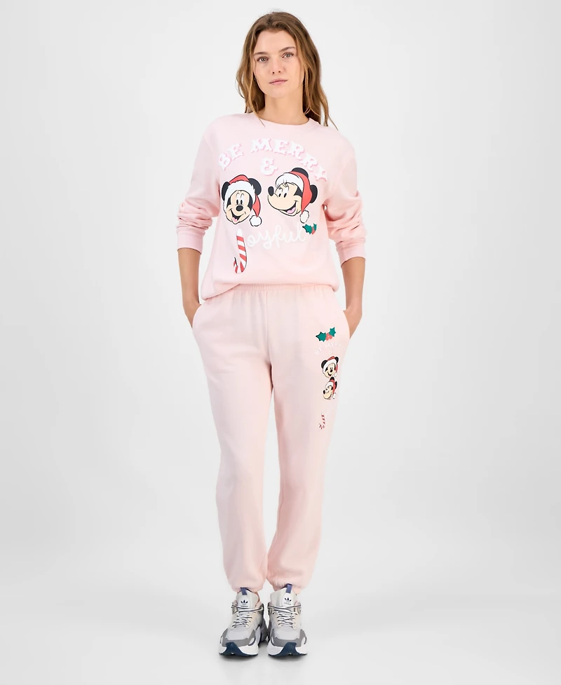 Disney Juniors' Merry & Joyful Jogger Sweatpants