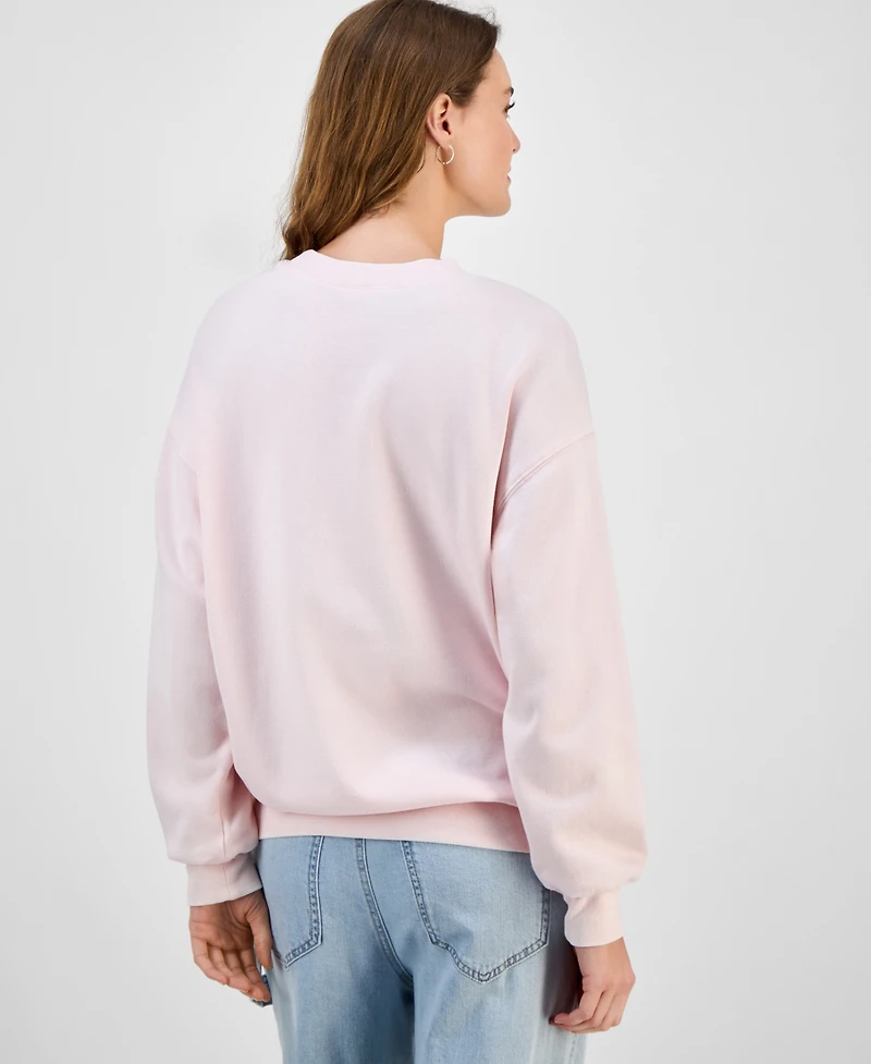 Rebellious One Juniors' Peaceful Harmony-Graphic Sweatshirt