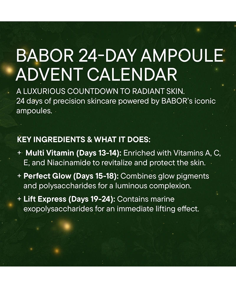 Babor 24-Pc. Advent Calendar Ampoule Set