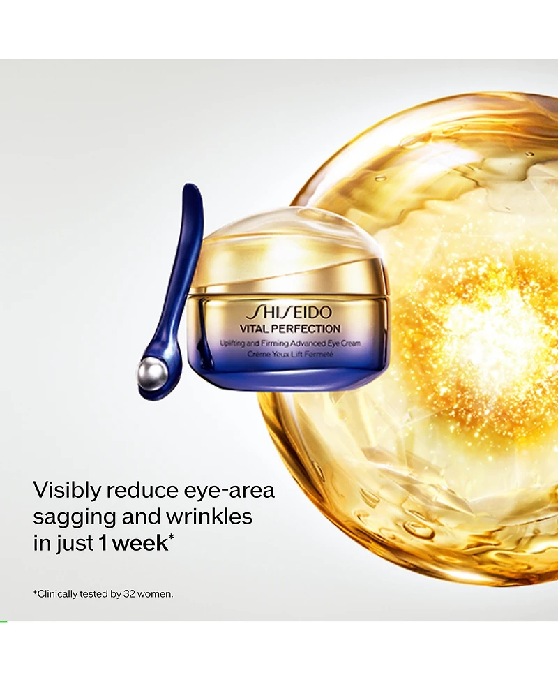 Shiseido Vital Perfection Uplifting & Firming Advanced Eye Cream, 0.5 oz.
