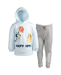 Bluey Fleece Pullover Hoodie and Pants Outfit Set