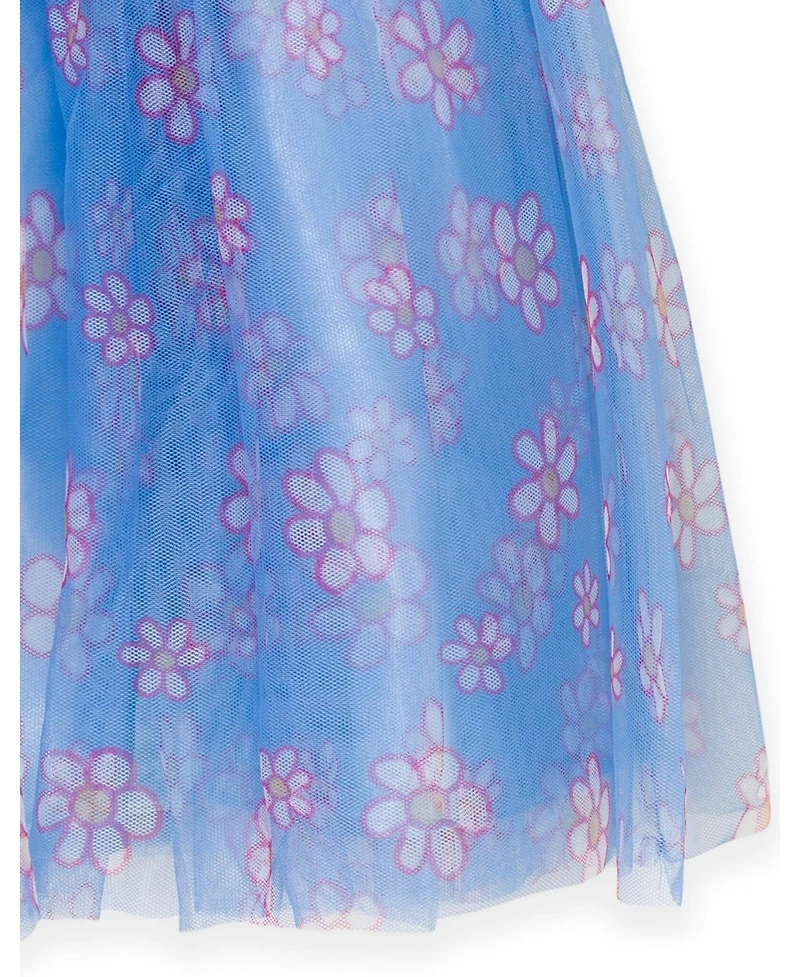 Bluey Baby Girls T-Shirt and Tulle Mesh Skirt