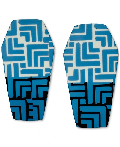 Swanky Designs Geometric Gemma Stud Earrings