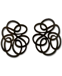 Swanky Designs Tatiana Mini Stud Curvy Earrings