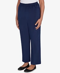 Alfred Dunner Petite Corduroy Medium Length Pants