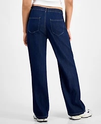 Indigo Rein Juniors' Wide-Leg Lightweight Jeans
