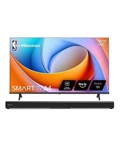 Hisense 32" A4 1080P Smart Led Tv and Soundbar Bundle