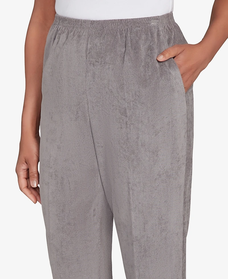 Alfred Dunner Petite Corduroy Short Pants
