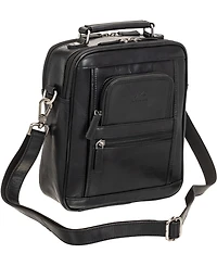 Mancini Men's Buffalo Double Compartment Bag