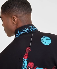 Macy's Marvel X Nba Men's Spider-Man Colorblocked Track Jacket, Exclusive