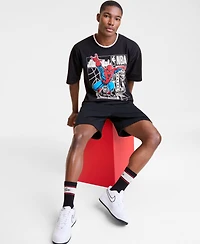 Macy's Marvel X Nba Men's "It's Spidey" Spiderman Short Sleeve Graphic T-Shirt, Exclusive