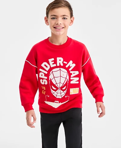 Marvel | Nba Macy's Kids Spider-Man Fleece Sweatshirt, Exclusive