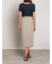Celtic & Co. Women's Twill Midi Skirt