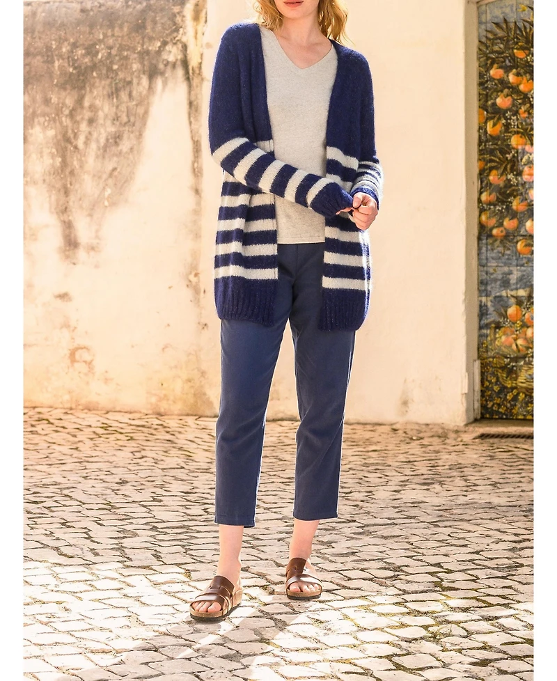 Celtic & Co. Women's Longline Edge To Cardigan