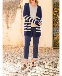 Celtic & Co. Women's Longline Edge To Cardigan