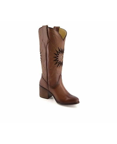 Forastero Women's Tall Leather Boots Western Star