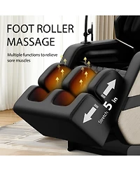 Streamdale Furniture Massage Chair Recliner with Zero Gravity with Full Body Air Pressure