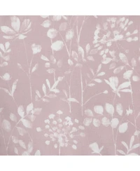 GoodGram Watercolor Lillies & Cherry Blossoms Floral Charlotte Pastel Semi Sheer Single Window Curtain Panel