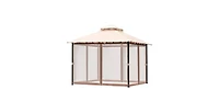 Slickblue Outdoor Gazebo with Durable Metal Frame and Full Mosquito Netting – Fits 6 to 8 People for Patio or Garden Use