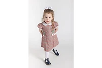 Florence Eiseman Toddler Girls Floral Dress With Flowers