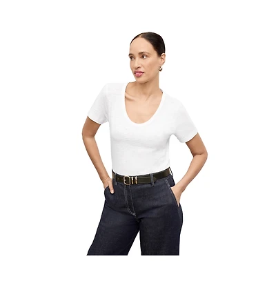 M.m.LaFleur Women's Kenya T-Shirt - Organic Cotton Slub