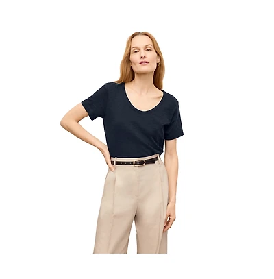 M.m.LaFleur Women's Kenya T-Shirt - Organic Cotton Slub