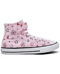 Converse Little Girls Chuck Taylor All Star Doodles Stay-Put Closure Strap High Top Casual Sneakers from Finish Line