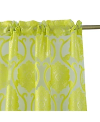 Kate Aurora Organza Sheer Milawi Complete 5 Piece Window Curtain Set