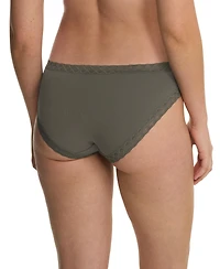 Natori Women's No-show Pima Cotton Bliss Girl Brief With Lace