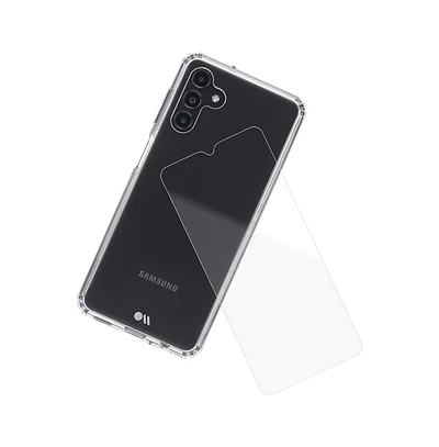 Case-Mate Protection Pack Tough Case and Glass Screen Protector for Samsung Galaxy A13 5G-Clear