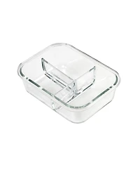 Sedona Kitchen 2-Pack Three Compartment Glass Storage Set