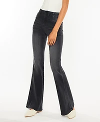 Kancan Women's Ultra High Rise Flare Jeans