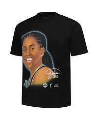 Playa Society Men's and Women's Jonquel Jones Black New York Liberty Sketch T-Shirt