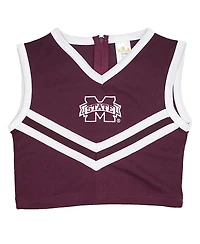 Little King Big Girls 2-Piece Maroon Mississippi State Bulldogs Cheer Set