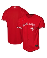 Nike Big Boys and Girls Red Toronto Blue Jays Canada Day Replica Jersey