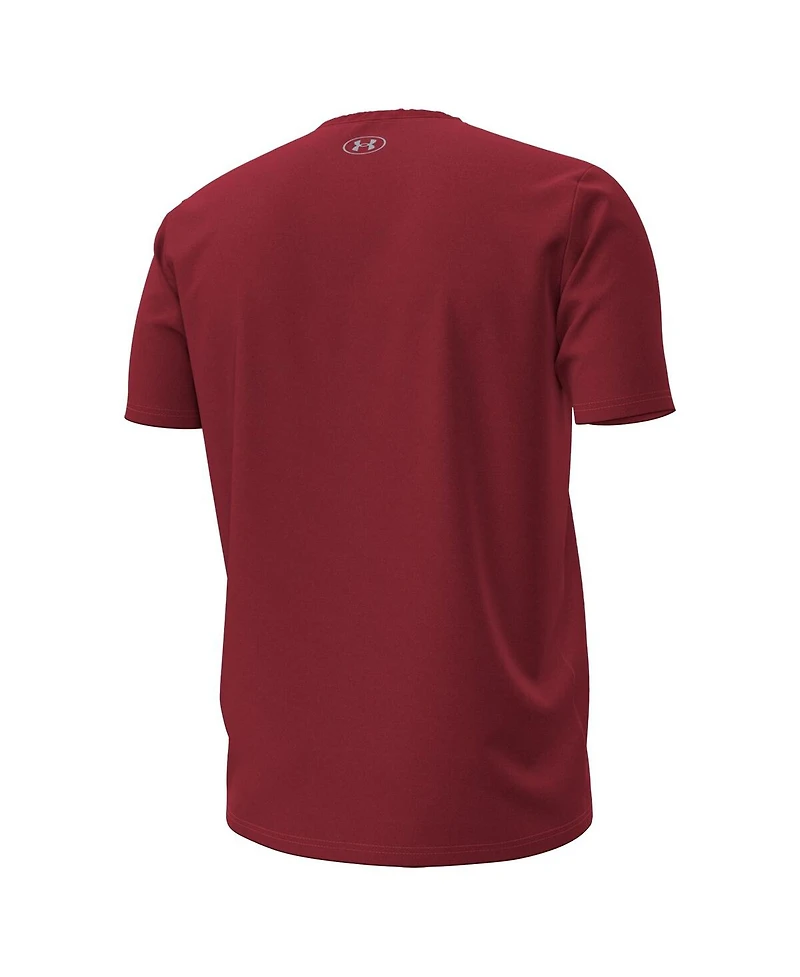 Under Armour Men's Garnet South Carolina Gamecocks 2025 Sideline Football Performance T-Shirt