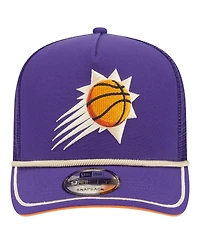 New Era Men's Purple Phoenix Suns Team Rope A-Frame 9FIFTY Snapback Hat