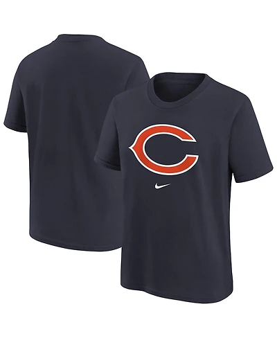 Nike Big Boys and Girls Navy Chicago Bears Primary Logo Legend T-Shirt