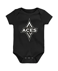 Outerstuff Baby Boys and Girls 3-Piece Las Vegas Aces Slide Home Creeper Set